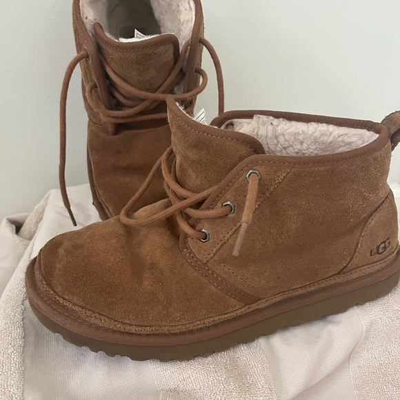 UGG Other - UGG Chestnut Suede Lace-Up Boots
